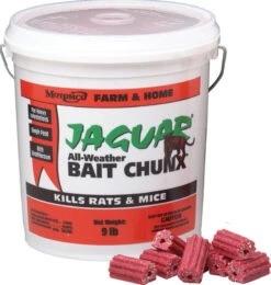 Jaguar All-Weather Bait Chunx Rat & Mouse Killer - 9lb -Mowers Store 1798575 01 94879.1630130499