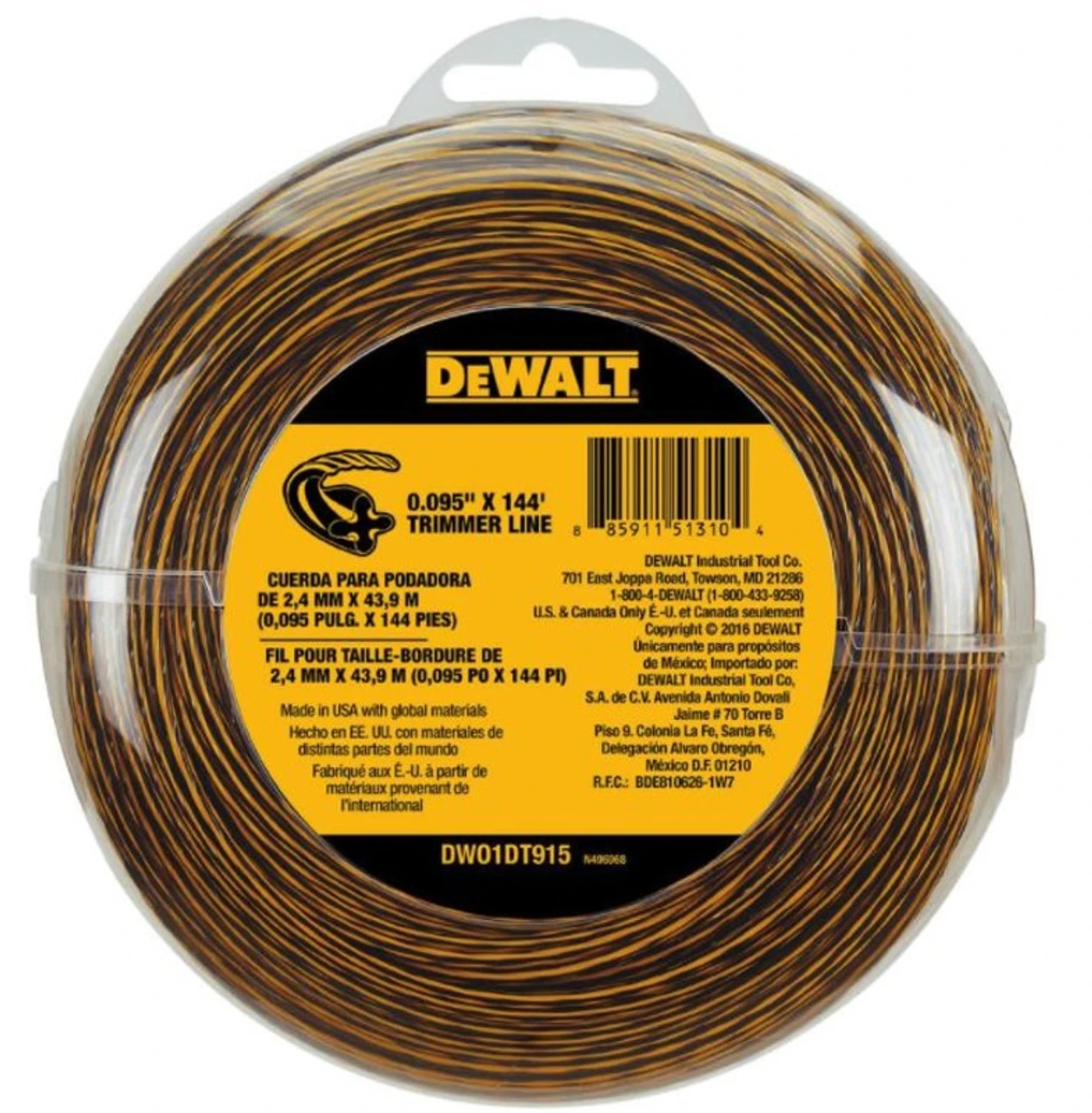 DeWALT 144-ft Spool 0.095-in Trimmer Line 3 DeWALT 144-ft Spool 0.095-in Trimmer Line