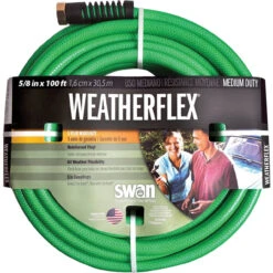 SwanWeatherflex Medium Duty Vinyl Garden Hose- 100'