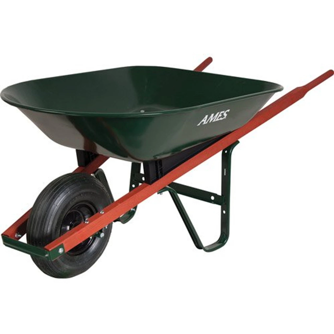 AMES 4-cu Ft. Steel Wheelbarrow 3 AMES 4-cu Ft. Steel Wheelbarrow