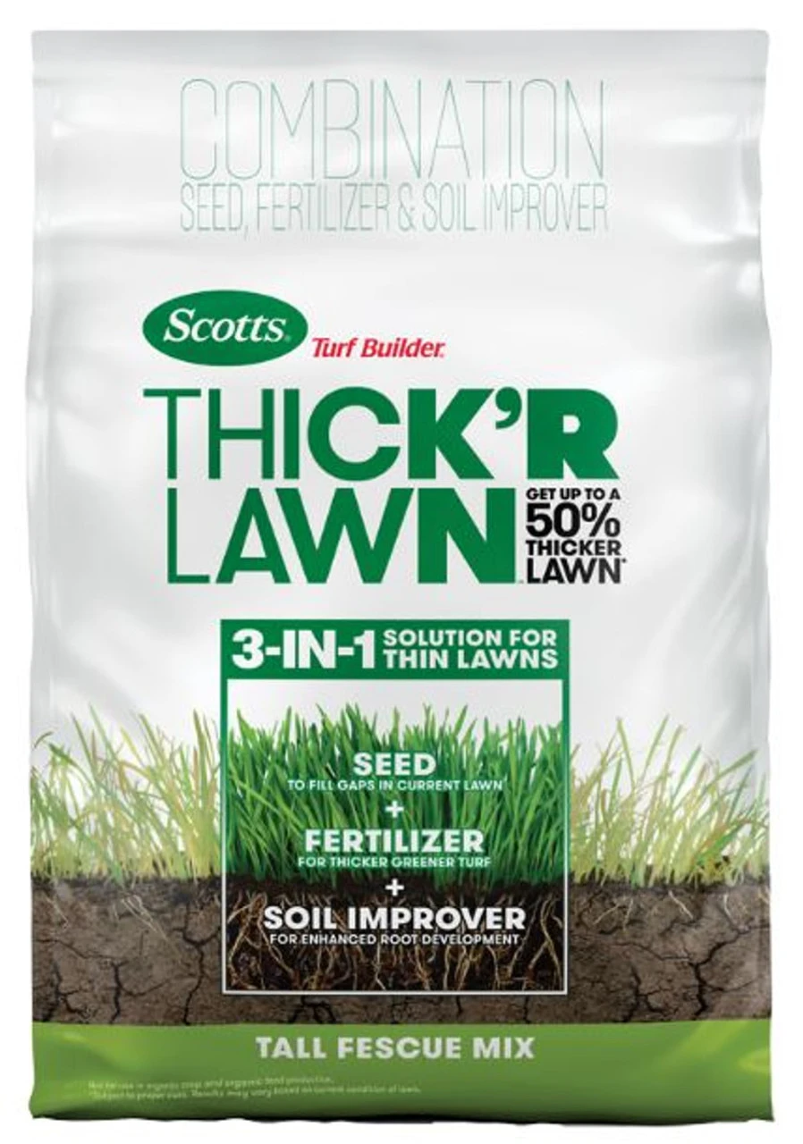 Scotts Turf Builder Thick'R Lawn Tall Fescue Mix- 12lb 3 Scotts Turf Builder Thick'R Lawn Tall Fescue Mix- 12lb