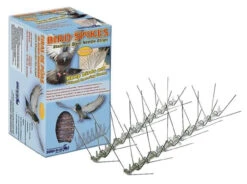 Bird-X Stainless Steel Bird Spike Kit - 10' L -Mowers Store 92012383 43934.1630021748