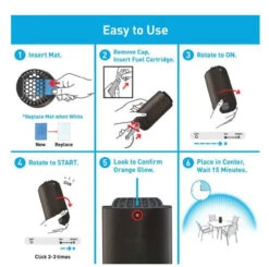 Thermacell Patio Shield Mosquito Repeller; Highly Effective Mosquito Repellent For Patio; No Candles Or Flames, DEET-Free, Scent-Free, Bug Spray Alternative; Includes 12-Hour Refill -Mowers Store 94980785 6 43042.1685135608