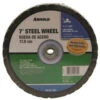 Arnold 7" X 1 1/2" Steel Diamond Tread Wheel -Mowers Store 97267057 26115.1673454735
