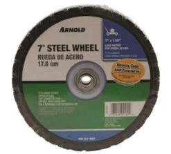 Arnold 7" X 1 1/2" Steel Diamond Tread Wheel -Mowers Store 97267057 33460.1630068884
