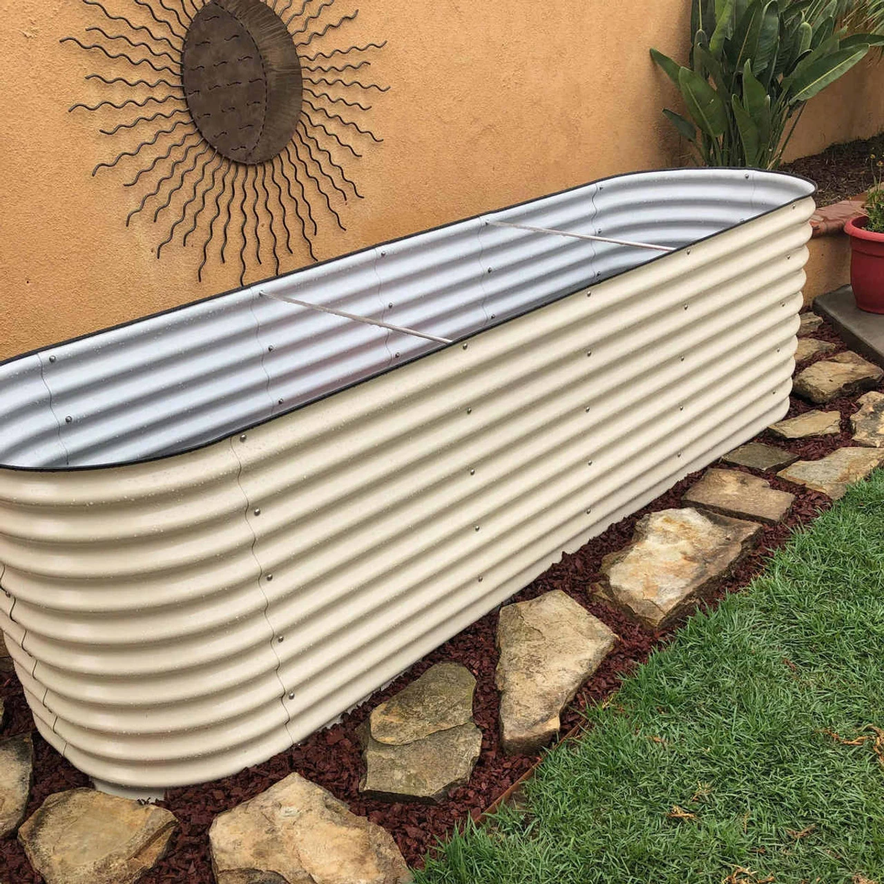 Vego Garden 32in. Extra Tall 10-In-1 Modular Metal Raised Garden Bed Kit 5 Vego Garden 32in. Extra Tall 10-In-1 Modular Metal Raised Garden Bed Kit - Image 3